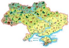 Карта "Рослини і тварини". Моя Україна